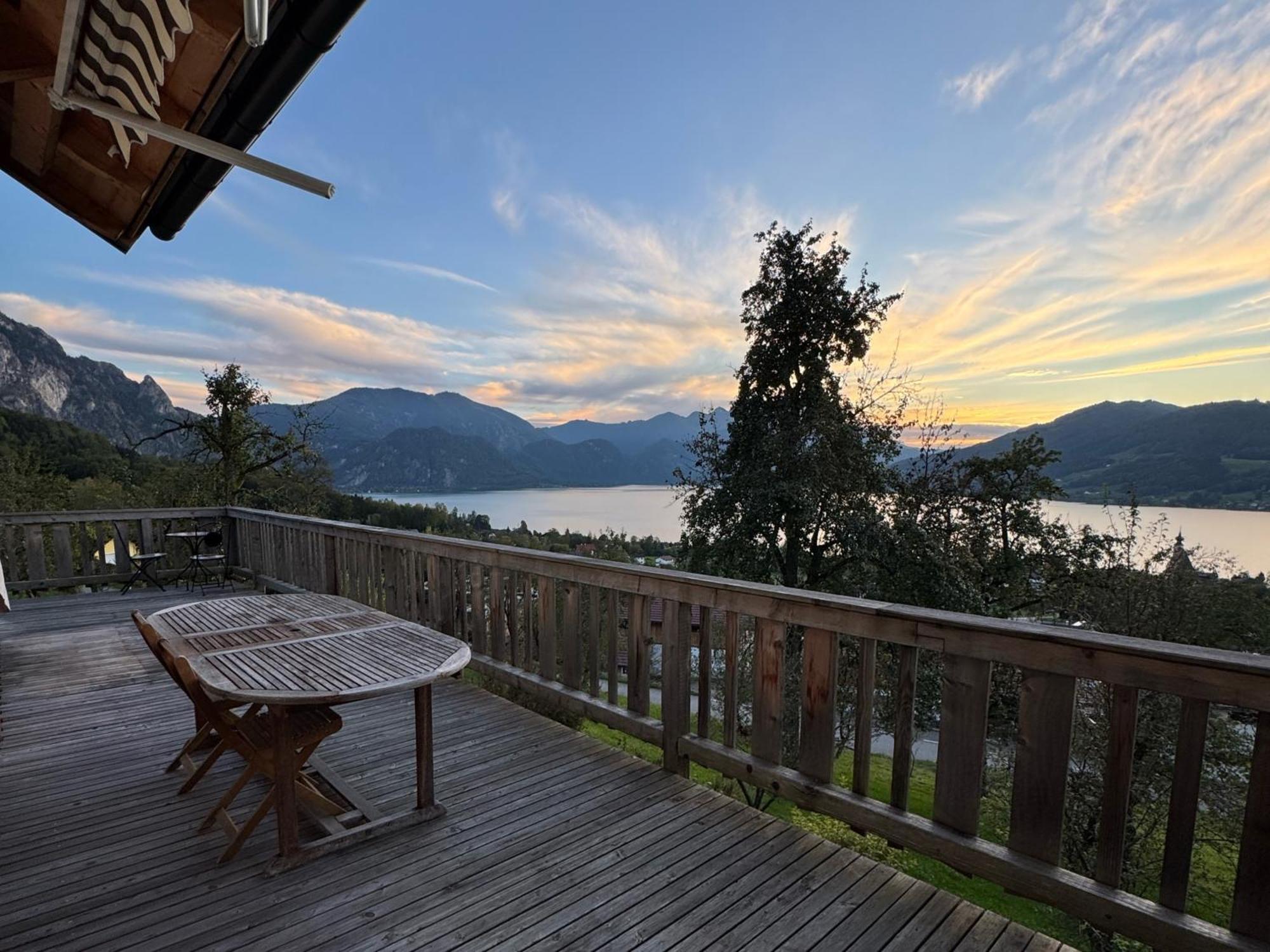 Attersee-Chalet Angermann Familie Spalt Steinbach am Attersee Esterno foto