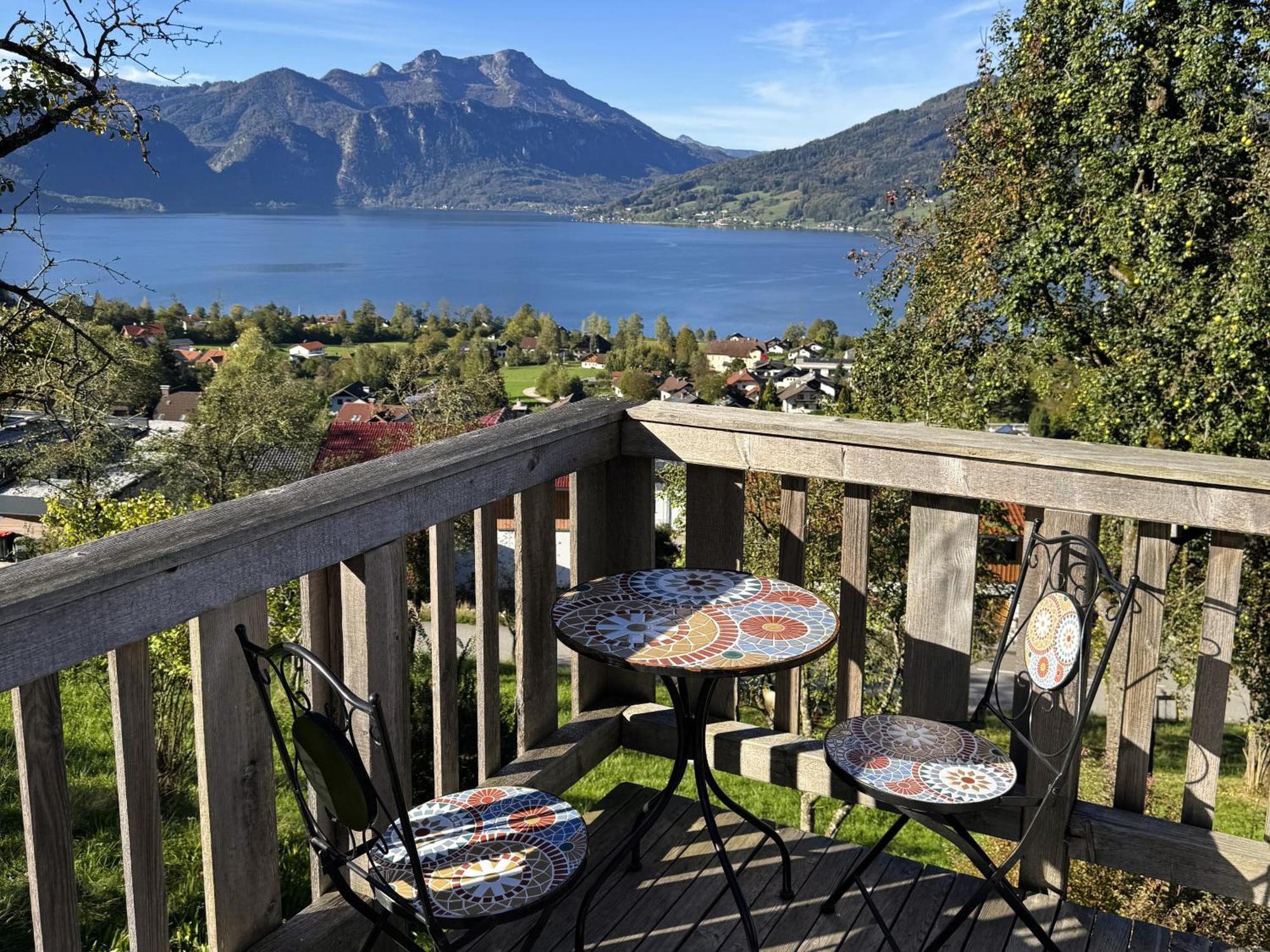 Attersee-Chalet Angermann Familie Spalt Steinbach am Attersee Esterno foto